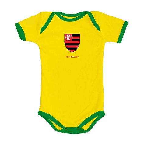 Body Flamengo Brasil Times Torcida Baby M