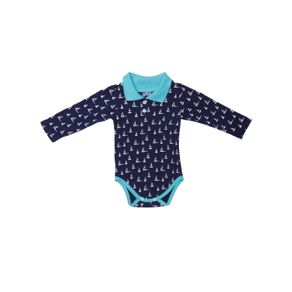 Body Flik Infantil para Bebê - Azul Marinho P