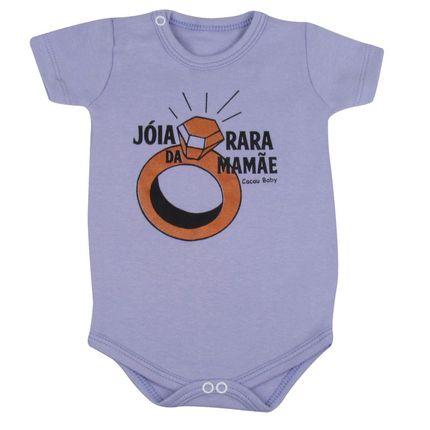 Body Jóia Rara - Lilás - Cacau Baby-RN