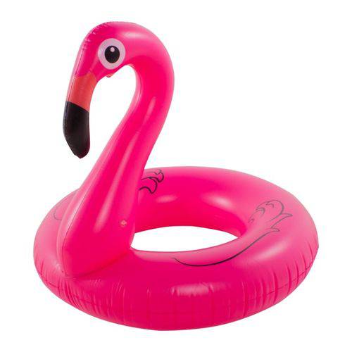 Boia Inflável Especial Gigante Redonda Flamingo Belfix
