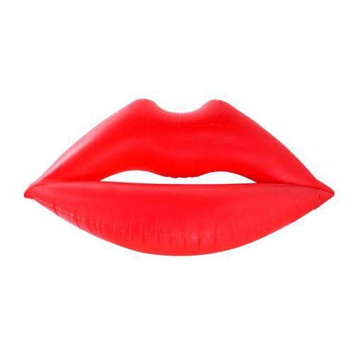 Boia Inflável Gigante Lips Red