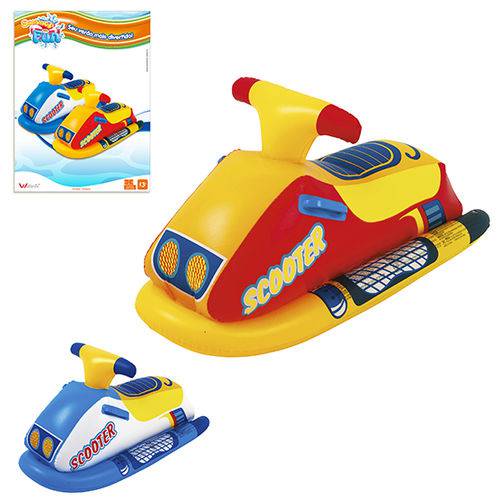 Boia Inflavel Modelo Jet Ski Scooter Colors 91x51cm Summer Fun