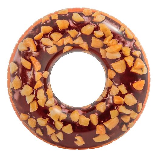 Bóia Inflável Redonda Donut de Chocolate - Intex