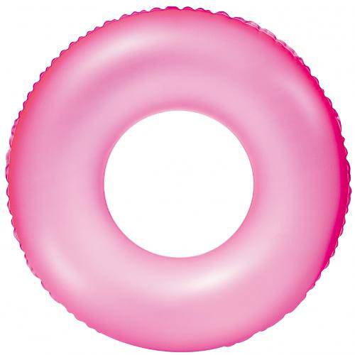 Bóia Neon Belfix 76 Cm Circular Rosa