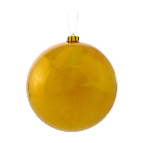 Bola Arvore de Natal Ouro - 15 Cm