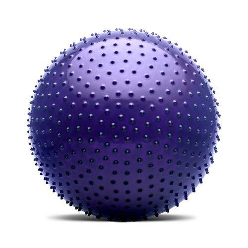 Bola Cravo Gigante para Massagem 65cm Rígida com Esferas Hidrolight Roxa
