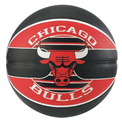 Bola de Basquete Spalding Chicago Bulls Tamanho 7