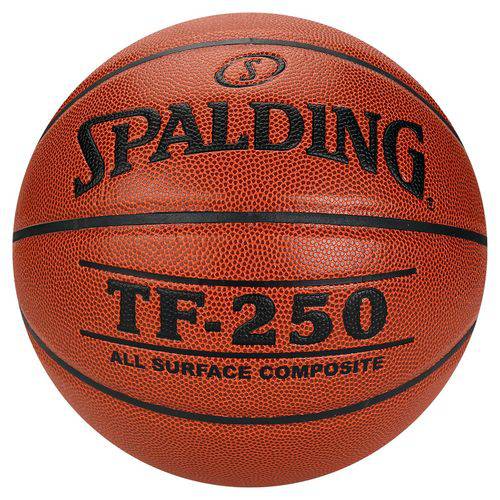 Bola de Basquete Spalding Tf-250 All Surface Couro