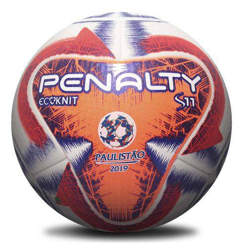 Bola de Campo Penalty S11 Ecoknit Profissional Paulistão 2019