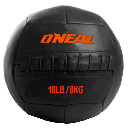 Bola de Couro Wall Ball Oneal Treinamento Funcional 8 Kg