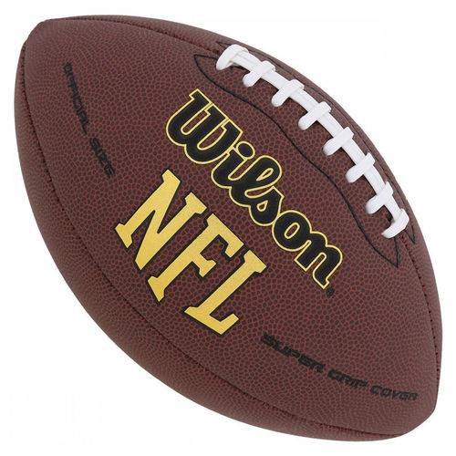 Bola de Futebol Americano - Oficial - Super Grip Nfl - Wilson