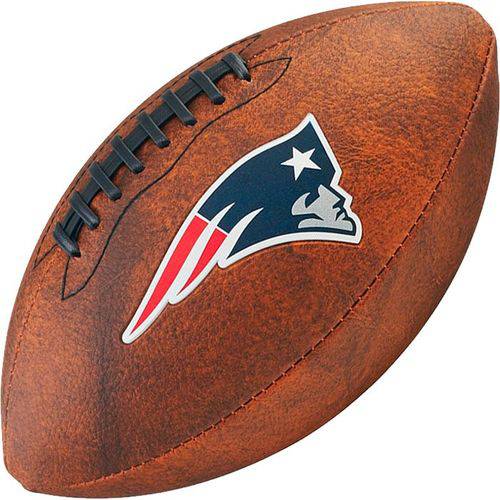 Bola de Futebol Americano Wilson THROWBACK NFL Jr. NEW ENGLAND PATRIOTS