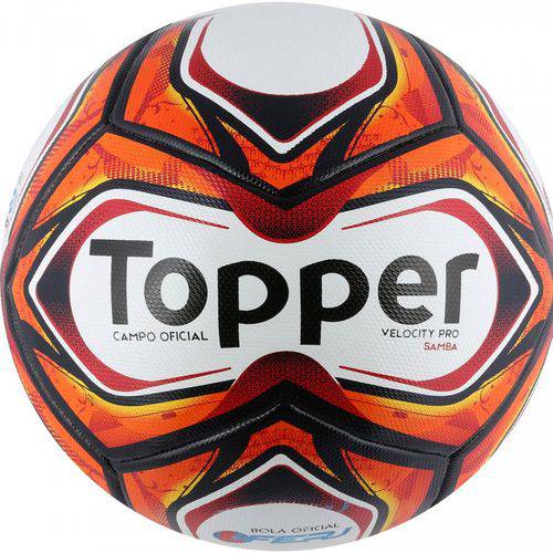 Bola de Futebol de Campo Velocity Pro Samba 2018 - Topper