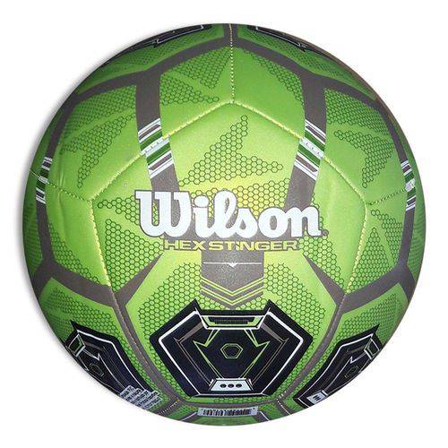 Bola de Futebol - Hex Stinger - Verde com Marrom - Wilso