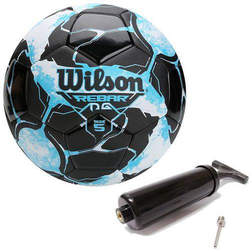 Bola de Futebol Rebar Ng Azul C/ Preto 100% Original Wilson