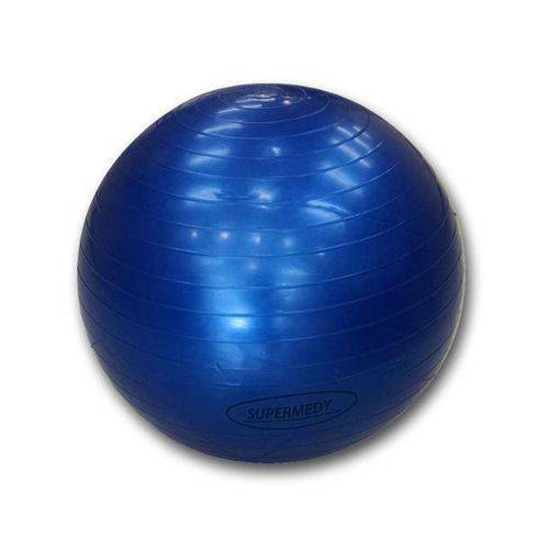 Bola de Ginástica Azul 65cm Supermedy com Bomba