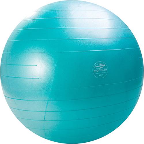 Bola de Ginástica Emborrachada Mormaii Fitness Gym Ball Anti-Burst 55cm