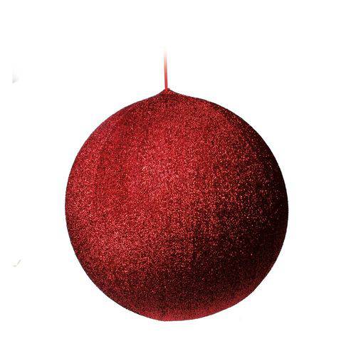 Bola de Natal P/pendurar Decoração Natal 60cm Vermelho