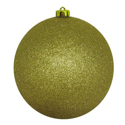 Bola de Natal Plástico 20cm Porto Niazitex Ouro