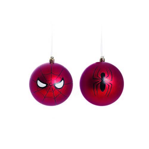 Bola de Natal Spider-man P/pendurar Árvore de Natal 6pçs