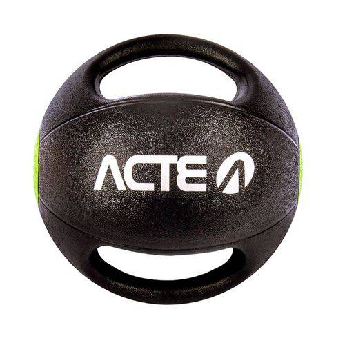 Bola de Peso ACTE T108 Medicine Ball com Pegada 3KG Verde