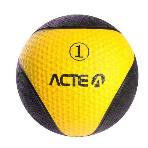 Bola de Peso Medicine Ball 1kg Amarela – Acte T101