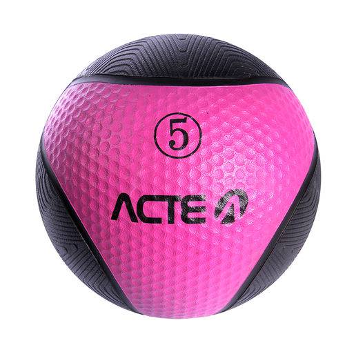 Bola de Peso Medicine Ball 5KG Rosa ACTE T105