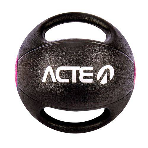 Bola de Peso Medicine Ball com Pegada 5kg Rosa – Acte T109