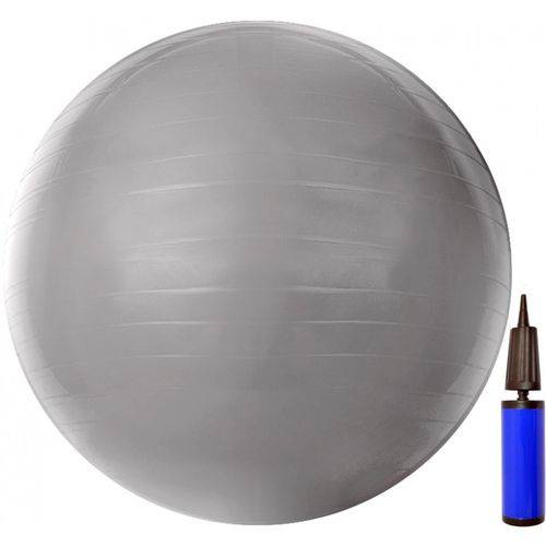 Bola de Pilates ACTE T9-55 GYM Ball PVC 55cm Cinza