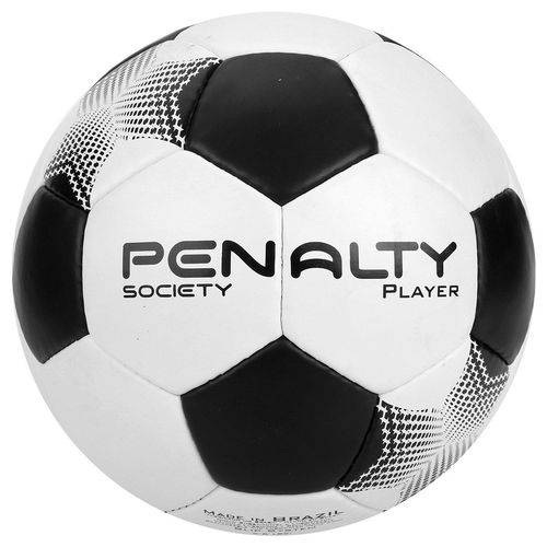 Bola de Society Player VII Branco e Preto - Penalty