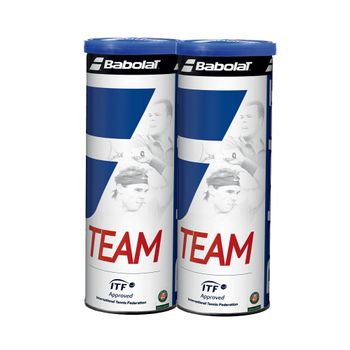 Bola de Tênis Babolat Team - Pack com 2 Tubos