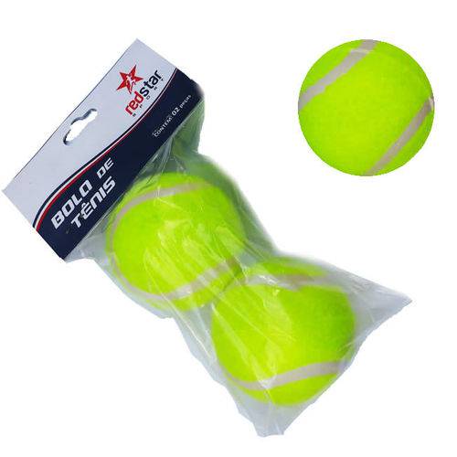 Bola de Tênis com 2 Unidades - RedStar Sport
