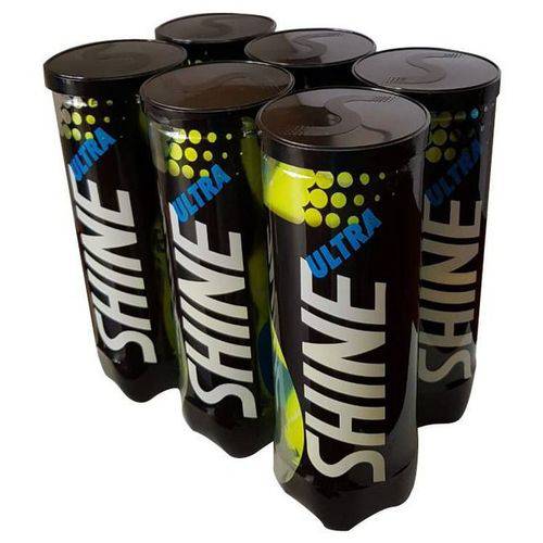 Bola de Tênis Shine Ultra Pack com 6 Tubos