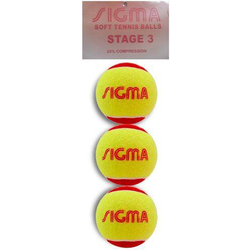 Bola de Tênis Sigma Vermelha - Estagio 3