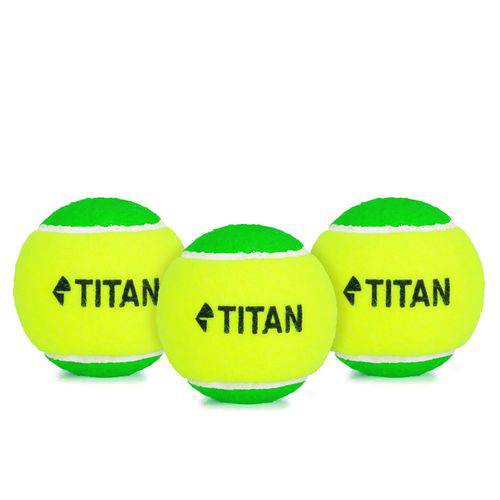 Bola de Tênis Titan Kids Verde Estágio 1