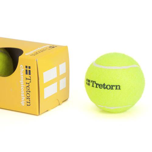 Bola de Tênis Tretorn Championship Sem Pressão - Caixa com 03 Bolas