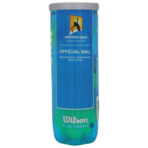 Bola de Tennis Wilson Australian Open Kit com 3 Unidades