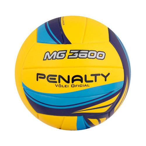Bola de Vôlei Oficial Penalty Mg3600 Vi Azul e Amarelo