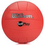 Bola de Vôlei Wilson Soft Play Vermelha