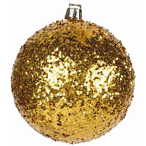 Bola Esfera Decorville Dourada 15cm