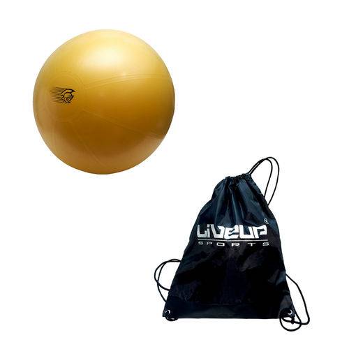 Bola Fit Ball Training 75cm Pretorian com Bomba de Ar + Bolsa Esportiva Gym Sack Liveup Ls3710-s