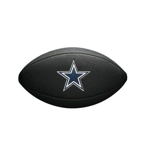 Bola Futebol Americano Dallas Cowboys Team Logo Black - Wilson