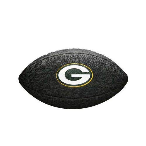 Bola Futebol Americano Green Bay Packers Team Logo Black - Wilson