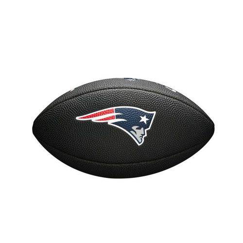 Bola Futebol Americano New England Patriots Team Logo Black - Wilson