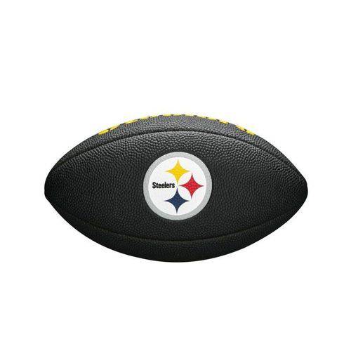 Bola Futebol Americano Pittsburgh Steelers Team Logo Black - Wilson