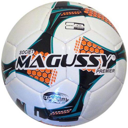 Bola Futebol Society Premier Magussy - Branco