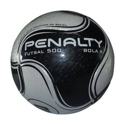 Bola Futsal Penalty Futsal 500 8 Ix - Branco/preto