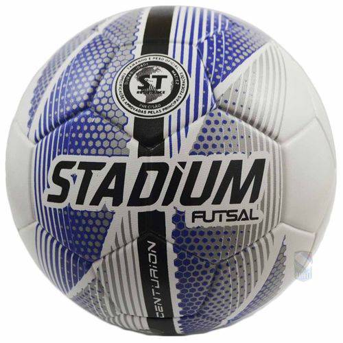 Bola Futsal Stadium Centurion Unissex - Branco-azul