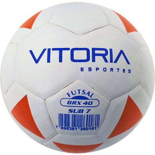 Bola Futsal Vitoria Brx 40 Sub 7 (3 a 6 Anos) Baby Max 40