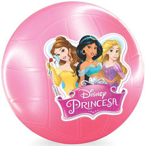 Bola Infantil em Vinil Princesas Disney Rosa 2398 - Lider
